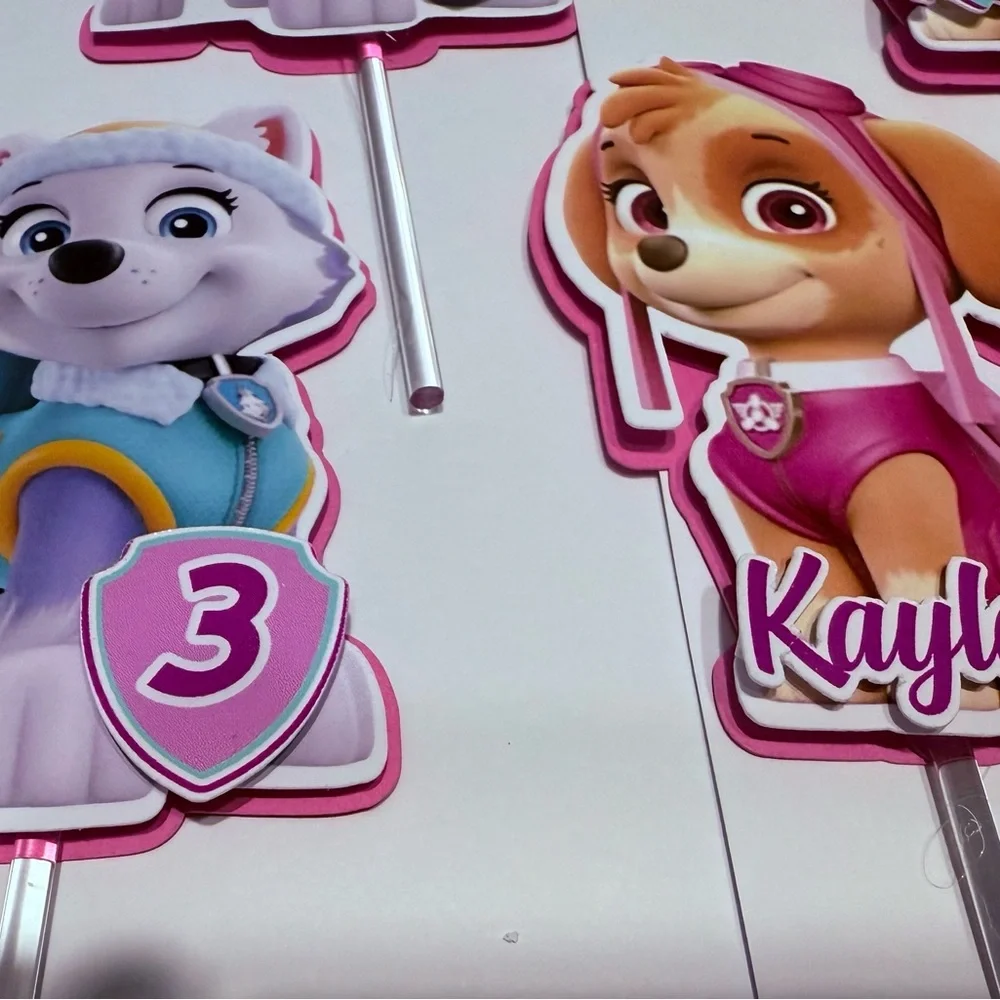 Paw Patrol Party cupCake Toppers - any theme